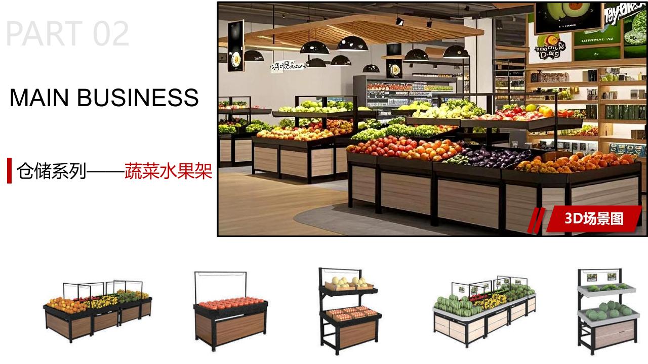 Fruit & Vegetable Racking