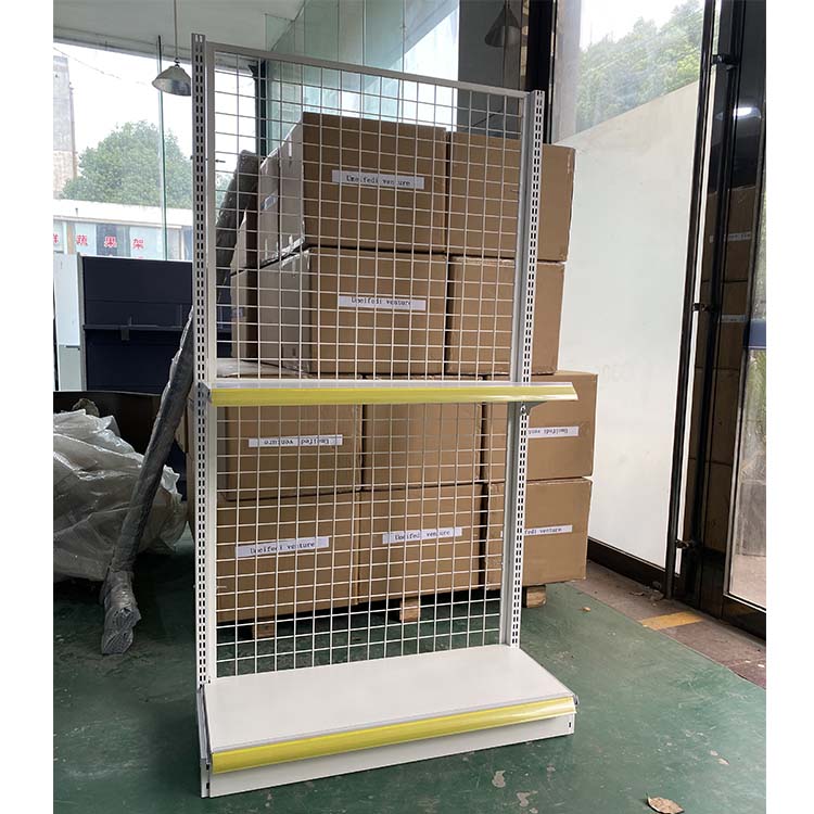 Cream White Wire Mesh Shelf