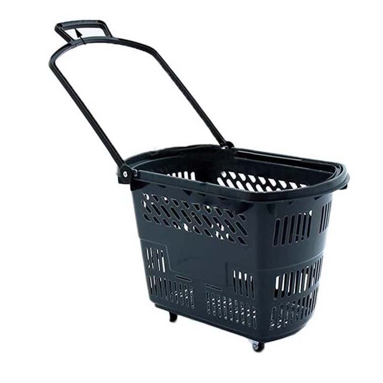 Grey Hand Basket