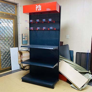 Square Sign Display Shelf