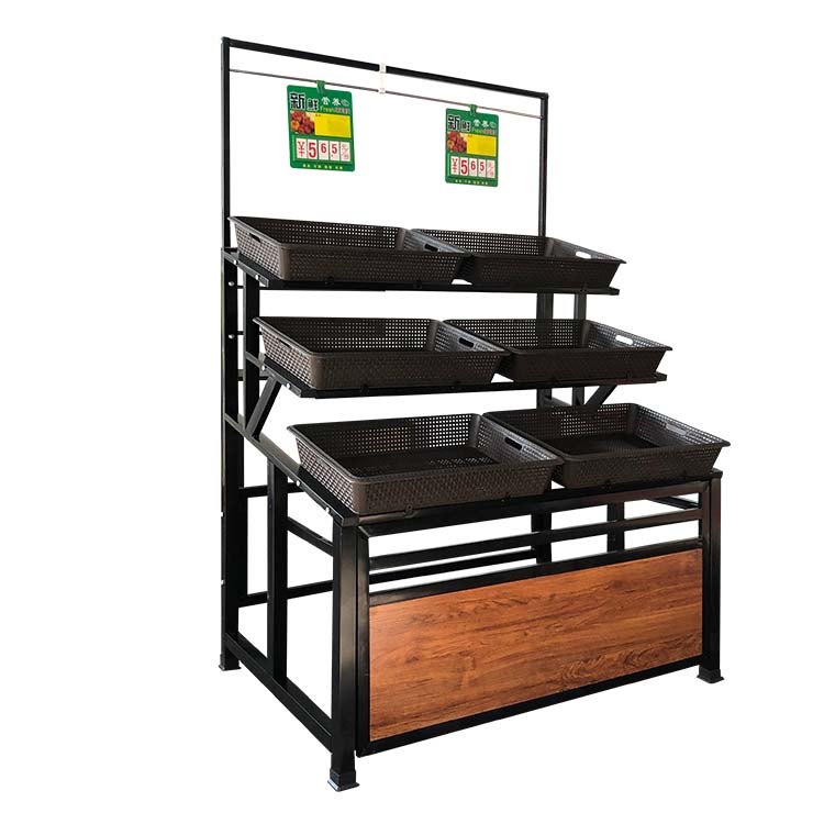 Three Tier Basket Fruit Vegetable Shelf