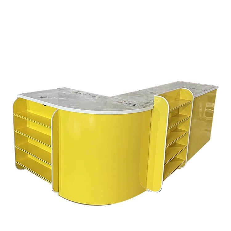 Yellow Checkout Counter