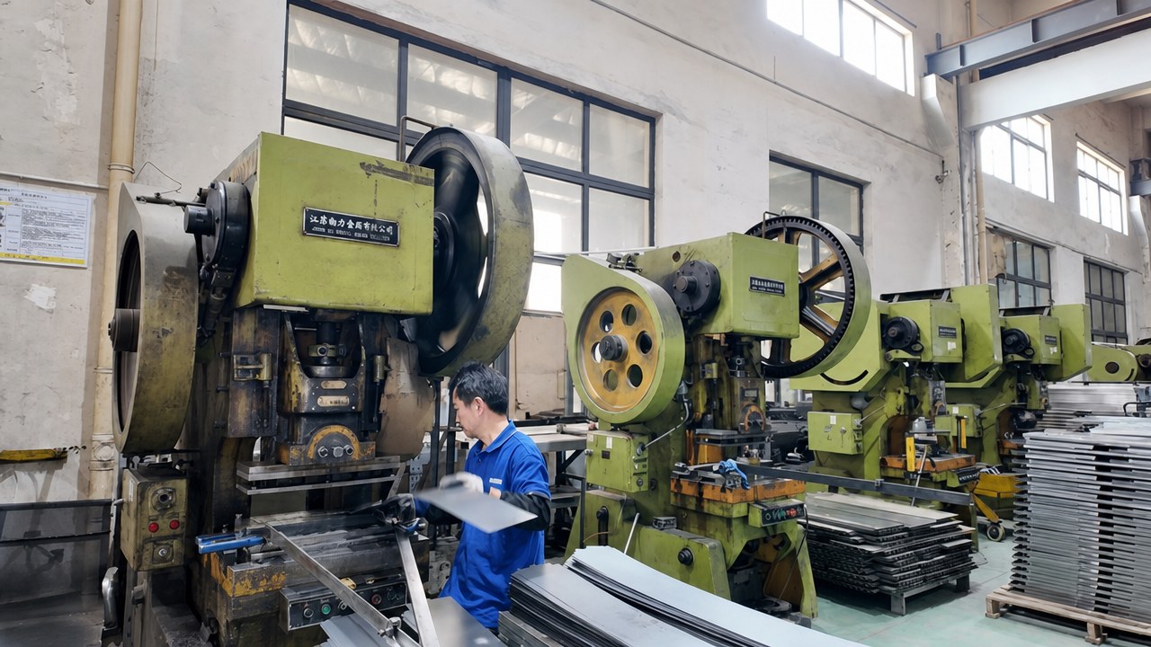 Mechanical punching production line